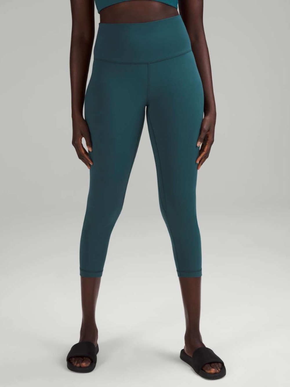 lululemon Align High-Rise Crop | Size 6 | Green Jasper